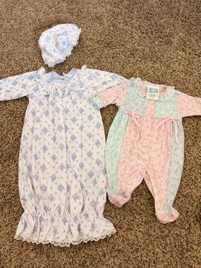 Vintage 90s Preemie Sleepers